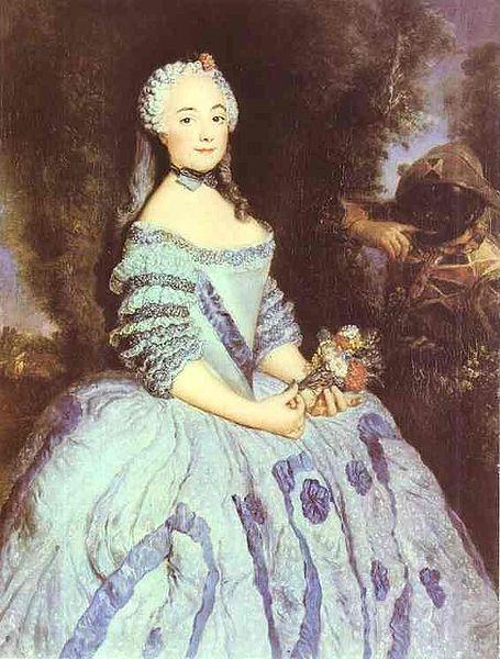 antoine pesne Portrait of the Actress Babette Cochois